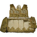 Brown Tactical Vest With Quick Release Feature and Molle System/Military Tactical Vest